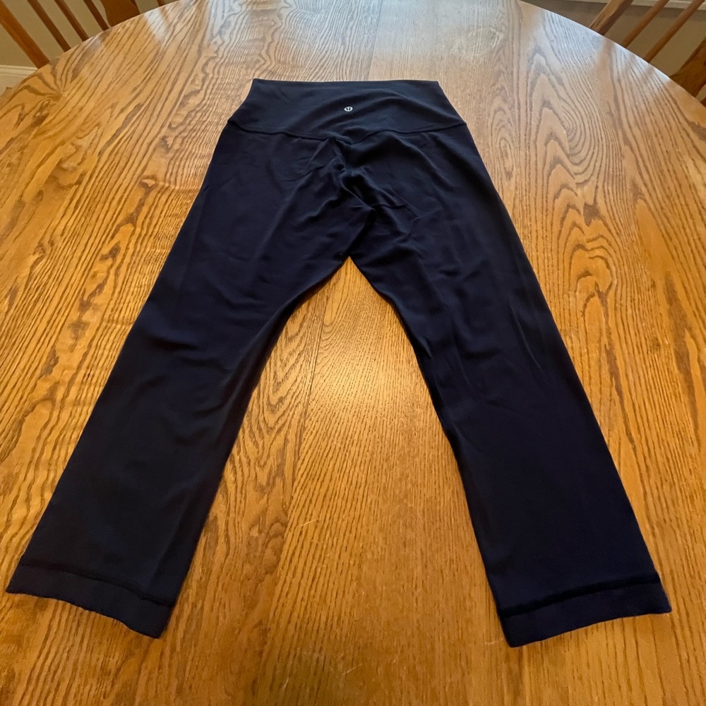 Lululemon Align Crop Pants Leggings Black Size 8